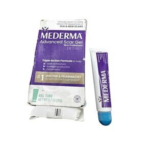 NWT DAMAGED BOX Mederma Advanced Scar Gel 0.7oz Exp:01/28